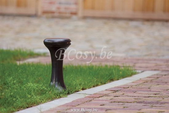 Authentage GAL0010PI Authentage GALED Lampadaire balise extérieure Bronze Authentage Armatures Luminaires D'extérieur.