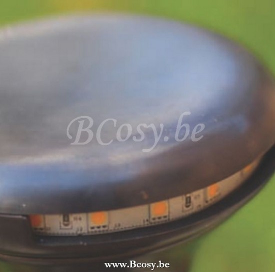 Leuchtenreich diskrete LED Bodenleuchte Galed von Authentage Ø12,5 cm Bronze 2x90° Wegeleuchten bis 1m Höhe.