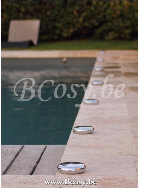 Authentage GAL202900 GALED buitenvloerlamp Chrome Authentage Buitenvloerlampen Buitenverlichting.