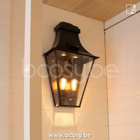 Authentage GRA004WAG Authentage GRACIEUZE Applique murale extérieure E27 + GU10 Bronze Authentage Appliques Murales d'extérieur.