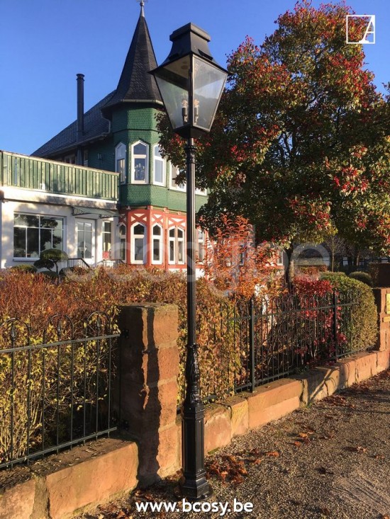 Authentage GRA008TM9 Authentage GRACIEUZE Bollard Post light E27 + GU10 Bronze Authentage Outdoor Garden Lampposts Lichting.