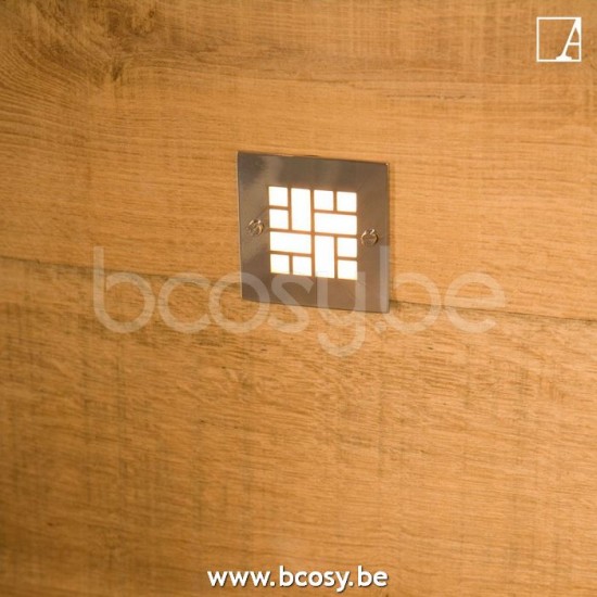 Authentage GRI101003 Authentage GRILLE outdoor wall lamps lights Br. nickel Authentage Outdoor Wall Lamps.