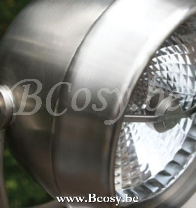 Authentage MAC101S12 MACRO Tuinpaal lampverlichting G53 Br. nickel Authentage Outdoor Oprit Buitenverlichting Paallampen Tuinpalen Buitenverlichting.