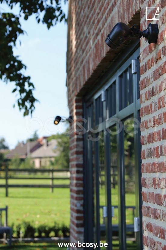 Perfectlights Landelijke Wandlamp MICRO ON ROUND BASE.