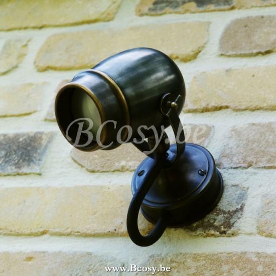 Feluce FEL-120-24 Feluce Wandlampje landelijk buiten brons, nikkel, chroom.