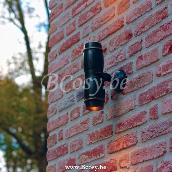 TerraLumi Authent Kleiner Messing-Wandstrahler Micro Up-and-Down von Authent - Außenleuchten TerraLumi Terra-Lumi TL4302* AUT# MICX002001.