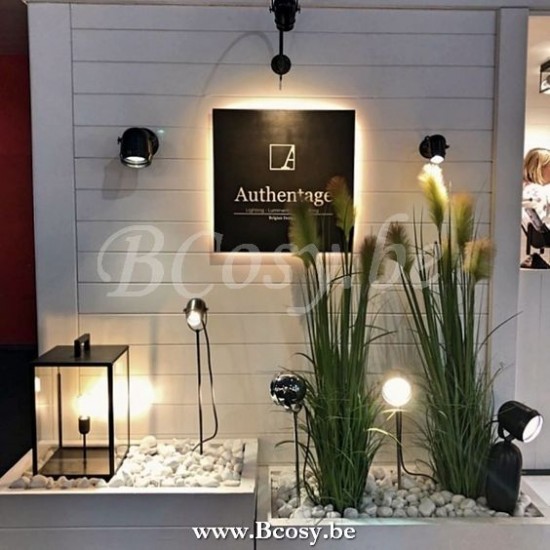 Authentage MIC201005 MICRO Tuinpaal lampverlichting GU10 Chrome Authentage Outdoor Oprit Buitenverlichting Paallampen Tuinpalen Buitenverlichting.