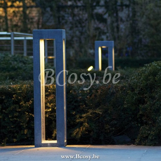 Authentage PIPLED002 Authentage PIPILIER Bollard Post light Bl. Stone Authentage Outdoor Garden Lampposts Lichting.