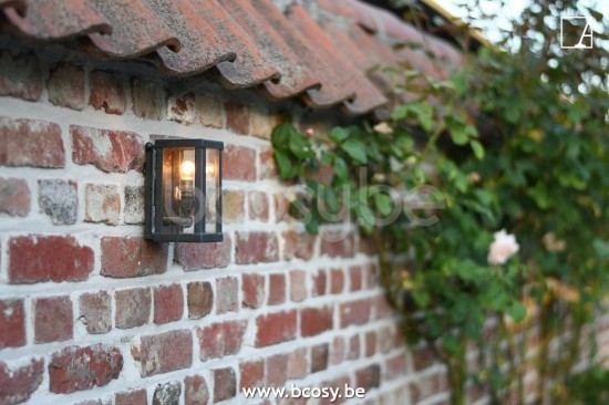 Leuchtenreich Vitrine Petite Wall Wandleuchte bronze 1-flammig Außenwandleuchten rustikal/Landhaus.