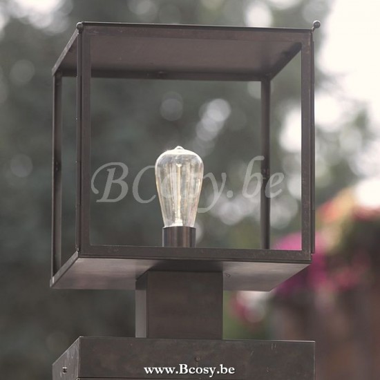 Authentage VIT001407 VITRINE Aussenstandleuchte lampe aussen E27 Bronze Authentage Aussen Stehleuchte Garten Standleuchten.