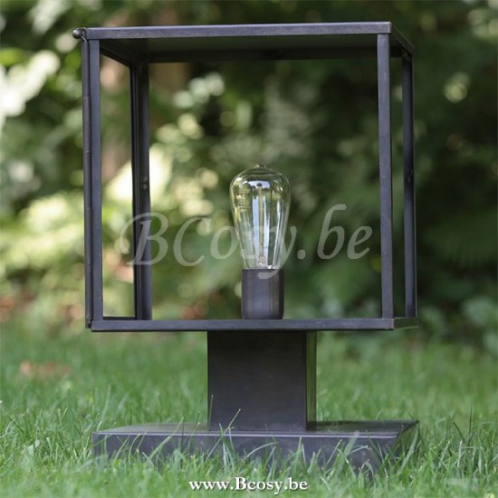 Leuchtenreich Vitrine Pillar Lantern Sockelleuchte bronze Wegeleuchten bis 1m Höhe.