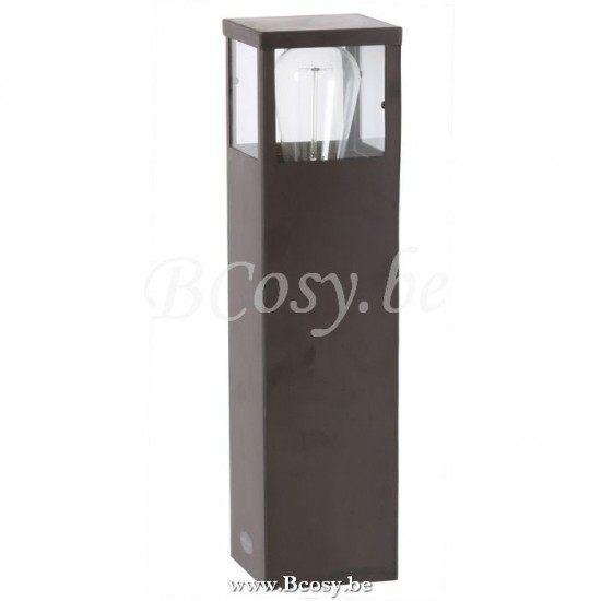 Authentage VIT001P40 Authentage VITRINE Bollard Post light E27 Bronze Authentage Outdoor Garden Lampposts Lichting.