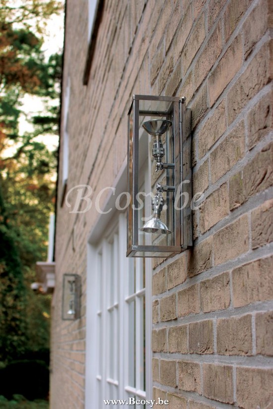 Authentage VIT102010 Authentage VITRINE outdoor wall lamps lights BA15d Br. nickel Authentage Outdoor Wall Lamps.