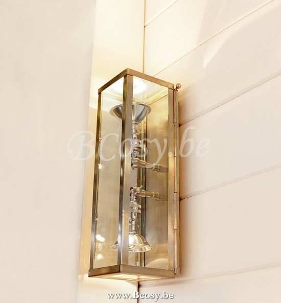 Authentage VIT102010 Authentage VITRINE Applique murale extérieure BA15d Br. nickel Authentage Appliques Murales d'extérieur.