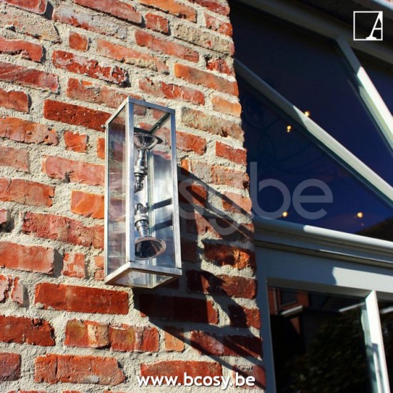 Leuchtenreich Vitrine Up&Down Marron Wandleuchte Nickel gebürstet Wandleuchten.