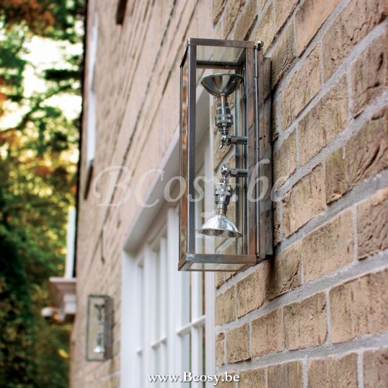 Authentage VIT202010 Authentage VITRINE outdoor wall lamps lights BA15d Chrome Authentage Outdoor Wall Lamps.