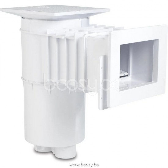 Hayward Skimmer ABS 2" binnendraad wit rechthoekig type Auto-Skim Small BOSTA 7010276