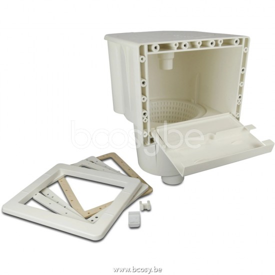 Ocean Skimmer ABS 2" x 50 mm lijmmof x binnendraad wit type Standard met RVS M5 draad BOSTA 7024570