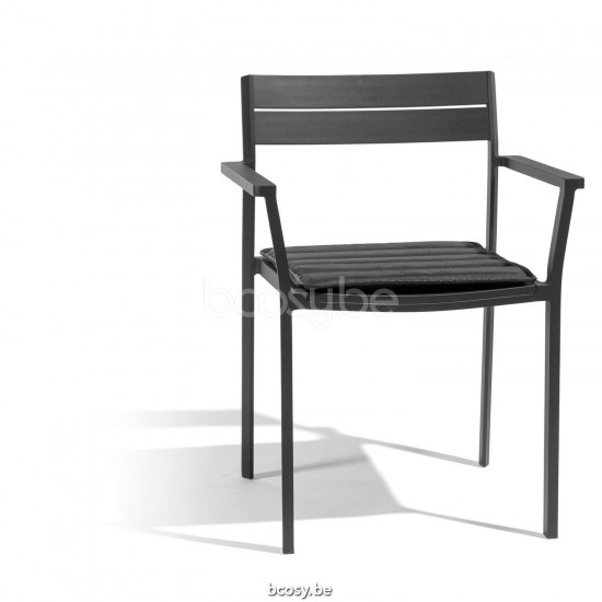 Diphano Metris Stapelbare tuinstoel Aluminium Lava Frame.