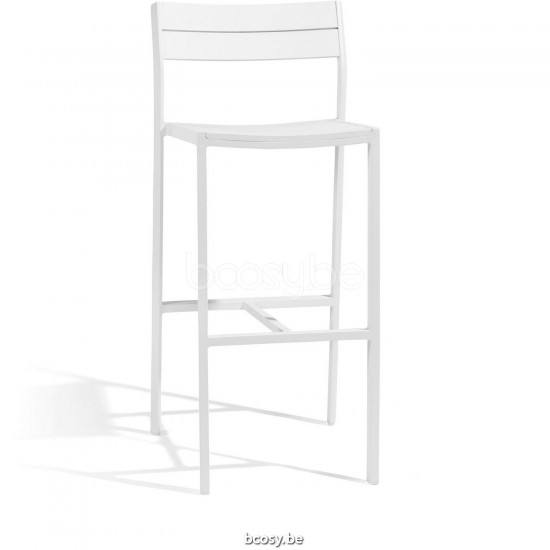 Diphano Metris barstool 78h Aluminium White Frame.