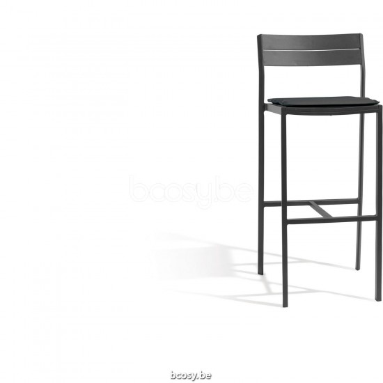 Diphano Metris barstoel 78h Aluminium Lava Frame.