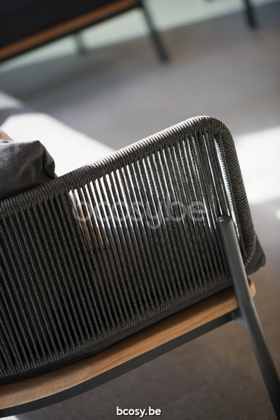 Diphano Omer garden outdoor lounge sets PCA Lava Rope Graphite 5mm.