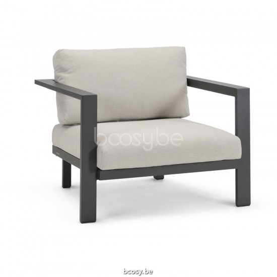 Diphano Cubic Stackable lounge chair Aluminium Lava Frame.