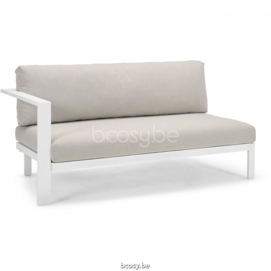 Diphano Cubic Modular dubbele rechter hoekzetel Aluminium Wit Frame.