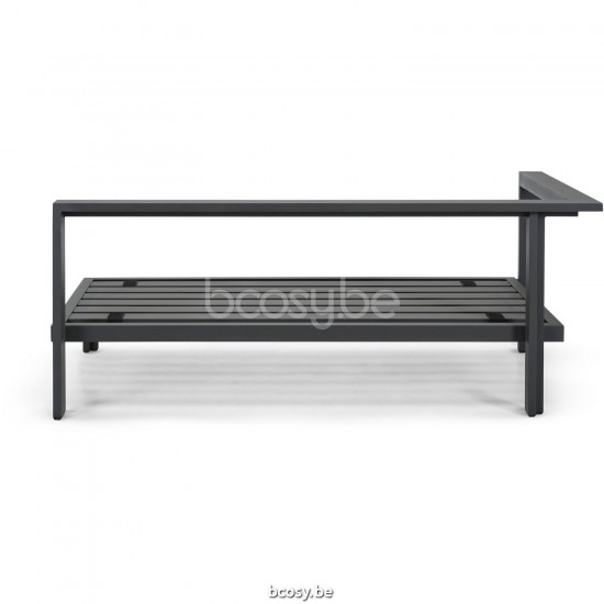 Diphano Cubic Modular dubbele rechter hoekzetel Optionele kussenset Aluminium Lava Frame.