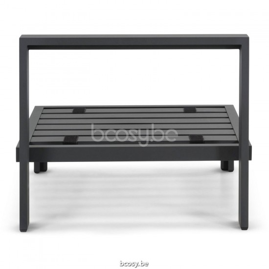 Diphano Cubic Modular kleine middelste zetel Optionele kussenset Aluminium Lava Frame.