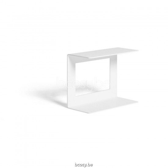 Diphano Easy-Fit bijzettafel unit B (54x26) Aluminium Wit Frame.