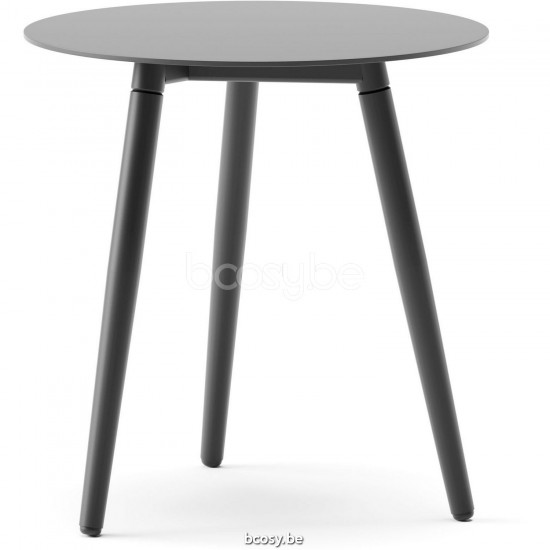 Diphano Ray coffee table B 42xR (43,5h) Aluminium Lava Frame Top Aluminium Lava.
