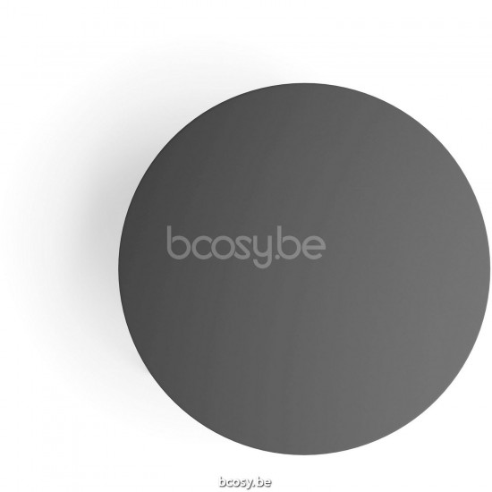 Diphano Ray salontafel S 80xR (35,5h) Aluminium Lava Frame Tafelblad Aluminium Lava.