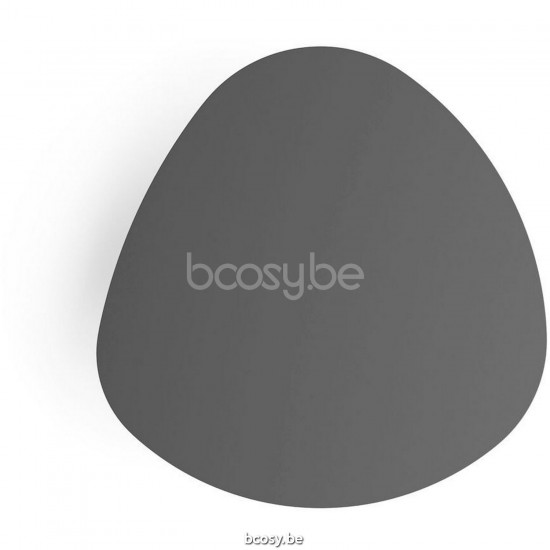 Diphano Ray salontafel organisch B 42xR (43,5h) Aluminium Lava Frame Tafelblad Aluminium Lava.