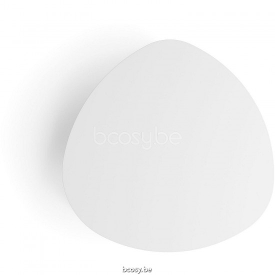 Diphano Ray salontafel organisch A 60xR (28,5h) Aluminium Wit Frame Tafelblad Aluminium Wit.