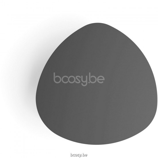 Diphano Ray salontafel organisch A 60xR (28,5h) Aluminium Lava Frame Tafelblad Aluminium Lava.