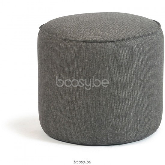 Diphano Easy-Fit round pouf 50xR Weatherproof Clay Fabric.