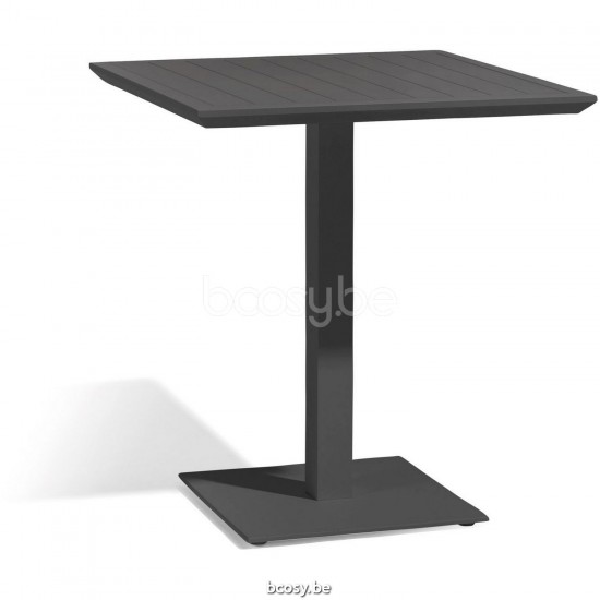 Diphano Metris counter bistro table M (72x72) Aluminium Lava Frame.