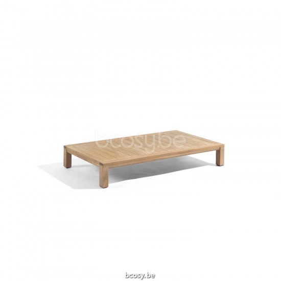 Diphano Natural lounge table Z 130x75 Natural Teak Frame Top Natural Teak.