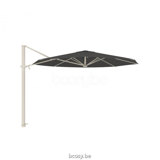 Jardinico ANTEGO 350XR Ronde Vrijhangende Parasol Ø3,5 Mast Linnen Doek Night Sunbrella.