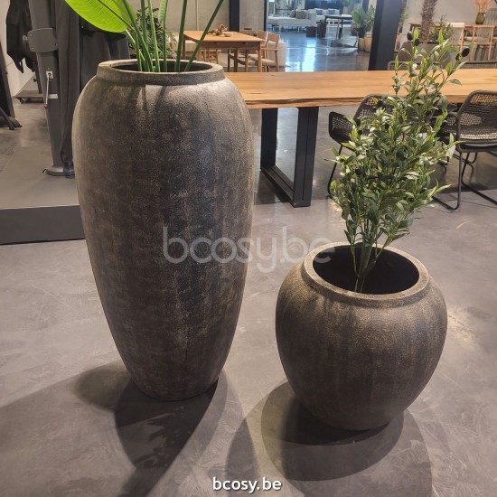 Jardinico ANTICO Round Flower And Plant Pot ø55 x 112 Vaso ø55 x 112 Bronzo.