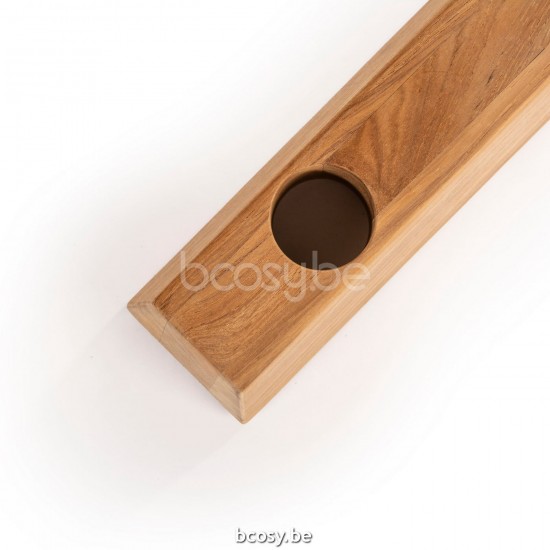Jardinico BYBLOS Support Pour Chaise De Plage Teck.