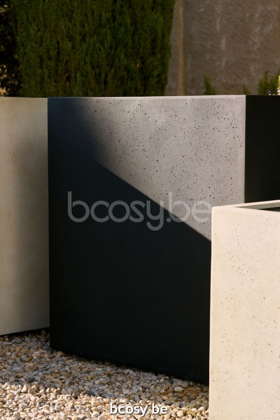 Jardinico CUBO Rechteckiger Pflanzentopf Klein 90x45x90 Panna.