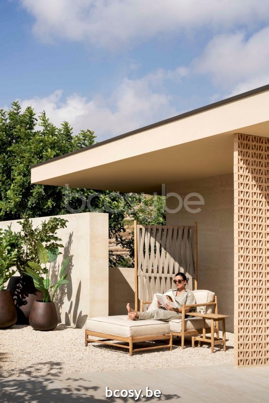 Jardinico CUMINO Pot De Plantes Et Jardinière D'extérieur Rond Cumino Conico set 3 Panna.