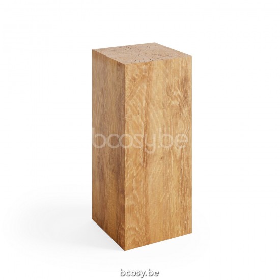 Jardinico DUNCAN Vierkante Blok 73 x 33 x 33H Medium Teak.