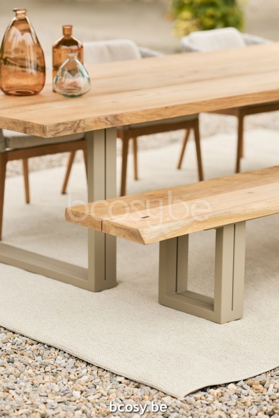 Jardinico NATURE Banc de jardin Amande Teak.