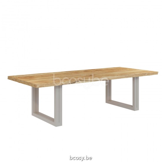 Jardinico NATURE Rechthoekige Tuintafel Amandel Teak.