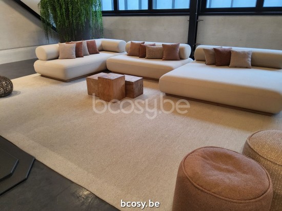 Jardinico TATAMI Sofa 3S with right corner Teak Completely Custom Made -- 6 Weeks.