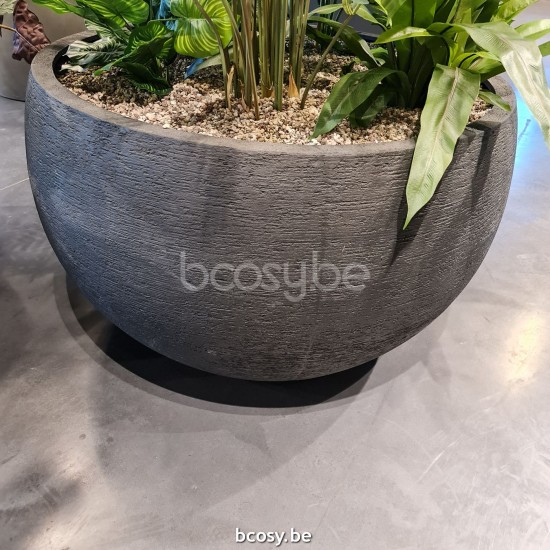 Jardinico TERRA Round Plant Pot Cerchio 91 High Macchiato.