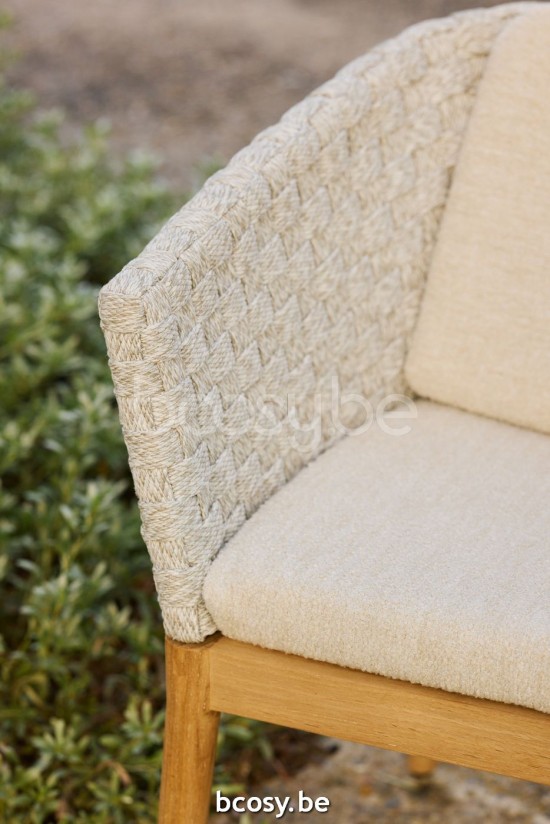 Jardinico TONDO Armchair Teak-Seal Pampas cat C.